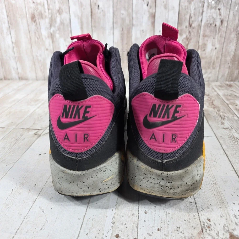 Nike Air Max 90 Sneakerboot NS Newsprint Bright Crimson 616314-008 Mens Size 12
